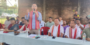 পলাশবাৰীৰ বৰদুৱাৰ বাগানত অসম প্ৰদেশ কংগ্ৰেছ কমিটীৰ সভাপতি গৌৰৱ গগৈ